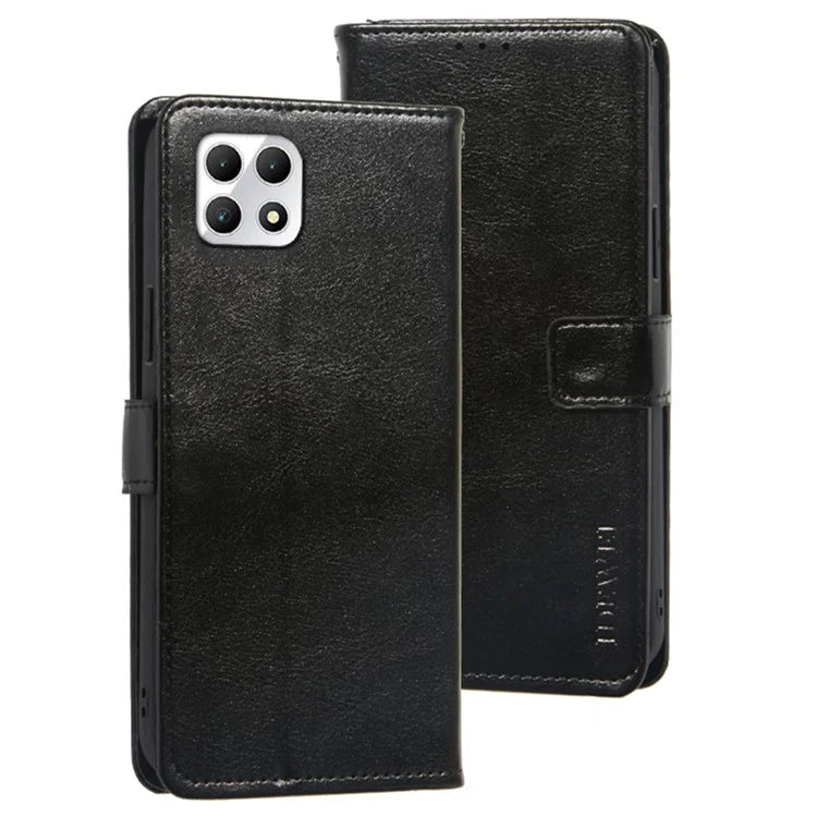 IDEWEI For T-Mobile REVVL 7 / T Phone 2 5G Case Crazy Horse Texture Leather Phone Cover