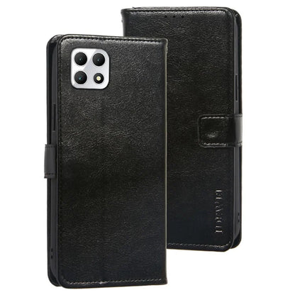 IDEWEI For T-Mobile REVVL 7 / T Phone 2 5G Case Crazy Horse Texture Leather Phone Cover