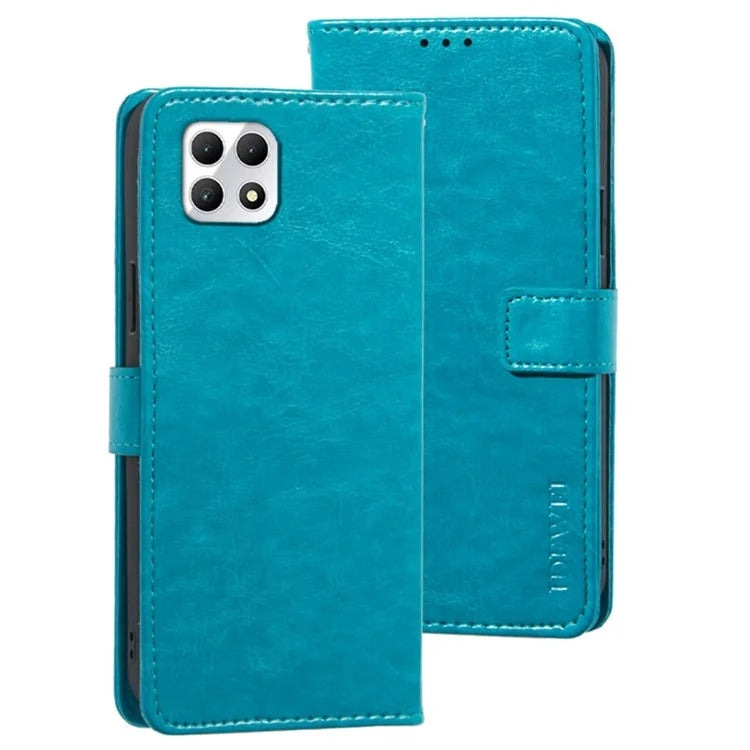 IDEWEI For T-Mobile REVVL 7 / T Phone 2 5G Case Crazy Horse Texture Leather Phone Cover