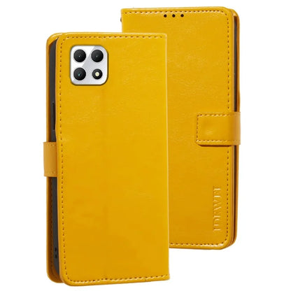 IDEWEI For T-Mobile REVVL 7 / T Phone 2 5G Case Crazy Horse Texture Leather Phone Cover