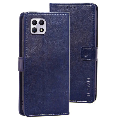IDEWEI For T-Mobile REVVL 7 / T Phone 2 5G Case Crazy Horse Texture Leather Phone Cover