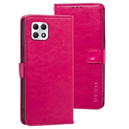 IDEWEI For T-Mobile REVVL 7 / T Phone 2 5G Case Crazy Horse Texture Leather Phone Cover