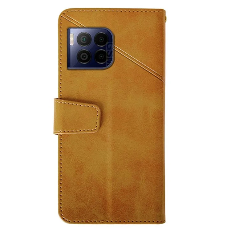 IDEWEI For T-Mobile REVVL 7 Pro / T Phone 2 Pro 5G Case Calf Texture Leather Phone Cover