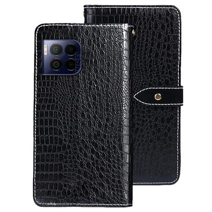 IDEWEI For T-Mobile REVVL 7 Pro / T Phone 2 Pro 5G Case Wallet Leather Cover Crocodile Texture
