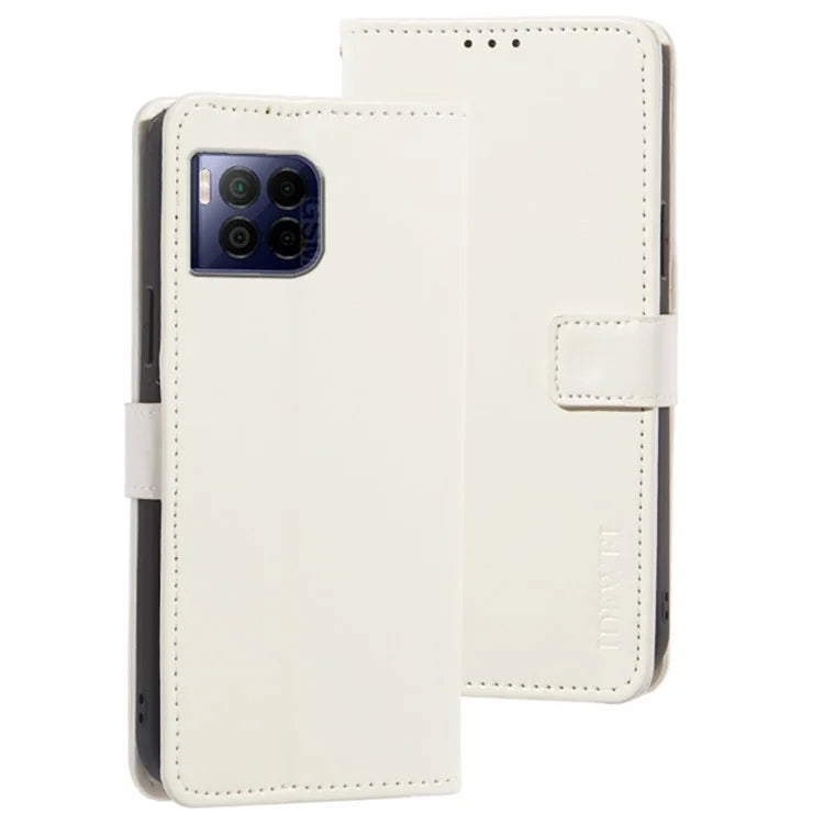 IDEWEI For T-Mobile REVVL 7 Pro / T Phone 2 Pro Wallet Phone Case Leather Cover Crazy Horse Texture