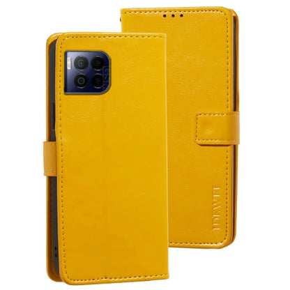 IDEWEI For T-Mobile REVVL 7 Pro / T Phone 2 Pro Wallet Phone Case Leather Cover Crazy Horse Texture