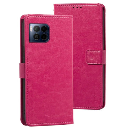 IDEWEI For T-Mobile REVVL 7 Pro / T Phone 2 Pro Wallet Phone Case Leather Cover Crazy Horse Texture