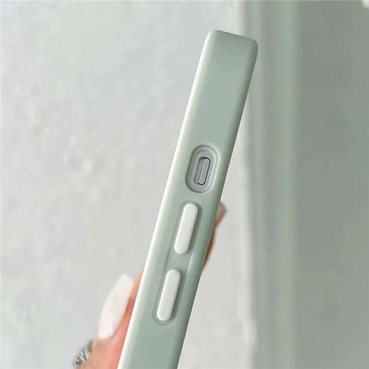For iPhone 15 Plus Colored Edge Phone Case TPU+Acrylic Cell Phone Cover