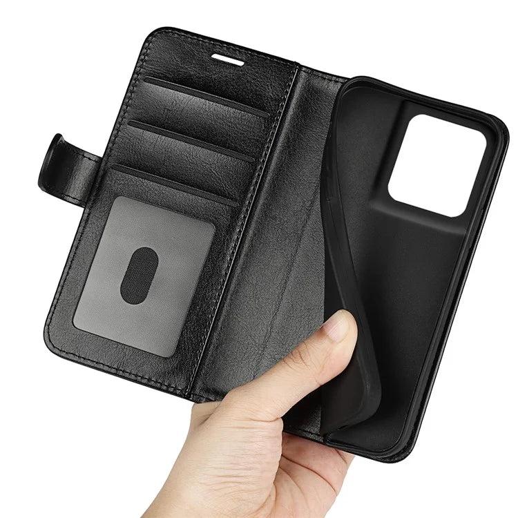 For Motorola Edge 50 Ultra 5G / Moto X50 Ultra 5G Case Leather Phone Cover with Wallet Stand