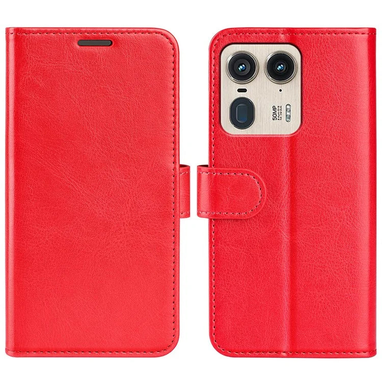 For Motorola Edge 50 Ultra 5G / Moto X50 Ultra 5G Case Leather Phone Cover with Wallet Stand