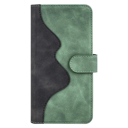 For Xiaomi Redmi Turbo 3 5G / Poco F6 5G Leather Case Splicing Color Leather Phone Cover