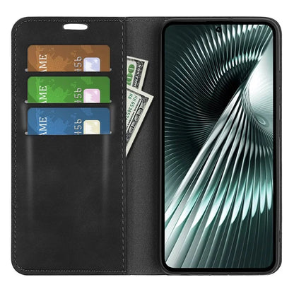 For Xiaomi Redmi Turbo 3 5G / Poco F6 5G Leather Case Skin Touch Anti-Drop Wallet Phone Cover