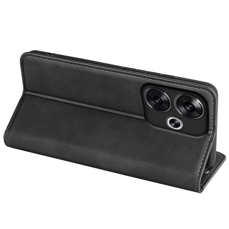For Xiaomi Redmi Turbo 3 5G / Poco F6 5G Leather Case Skin Touch Anti-Drop Wallet Phone Cover