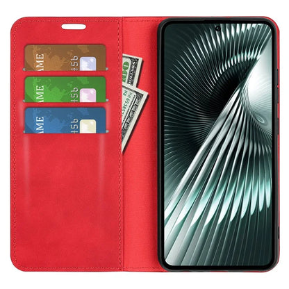 For Xiaomi Redmi Turbo 3 5G / Poco F6 5G Leather Case Skin Touch Anti-Drop Wallet Phone Cover