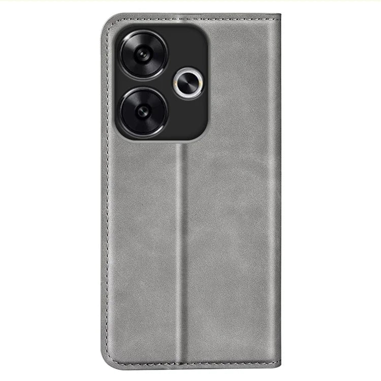 For Xiaomi Redmi Turbo 3 5G / Poco F6 5G Leather Case Skin Touch Anti-Drop Wallet Phone Cover