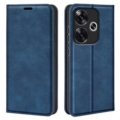 For Xiaomi Redmi Turbo 3 5G / Poco F6 5G Leather Case Skin Touch Anti-Drop Wallet Phone Cover