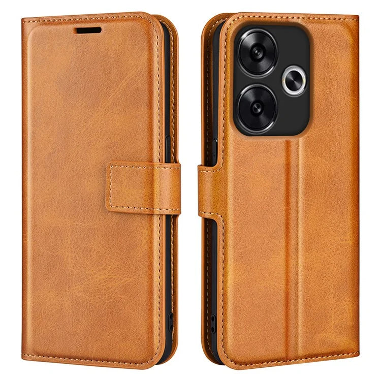 For Xiaomi Redmi Turbo 3 5G / Poco F6 5G Case Viewing Stand Flip Leather Phone Cover