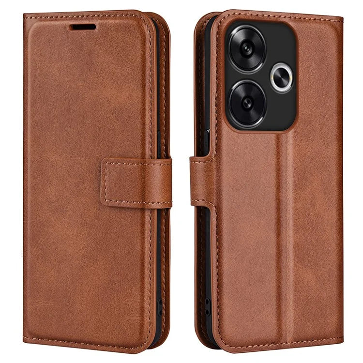 For Xiaomi Redmi Turbo 3 5G / Poco F6 5G Case Viewing Stand Flip Leather Phone Cover