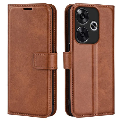 For Xiaomi Redmi Turbo 3 5G / Poco F6 5G Case Viewing Stand Flip Leather Phone Cover