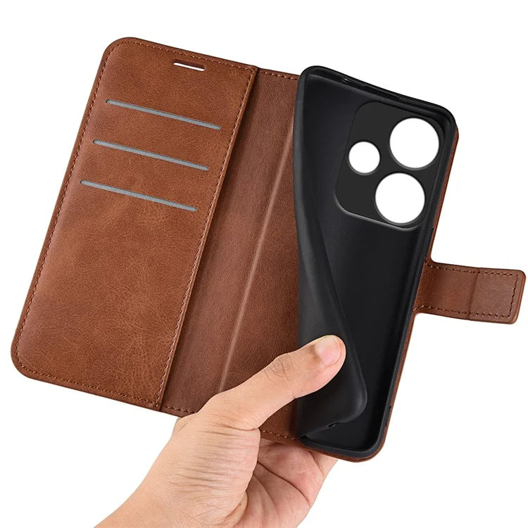 For Xiaomi Redmi Turbo 3 5G / Poco F6 5G Case Viewing Stand Flip Leather Phone Cover