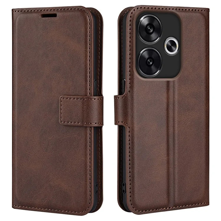 For Xiaomi Redmi Turbo 3 5G / Poco F6 5G Case Viewing Stand Flip Leather Phone Cover