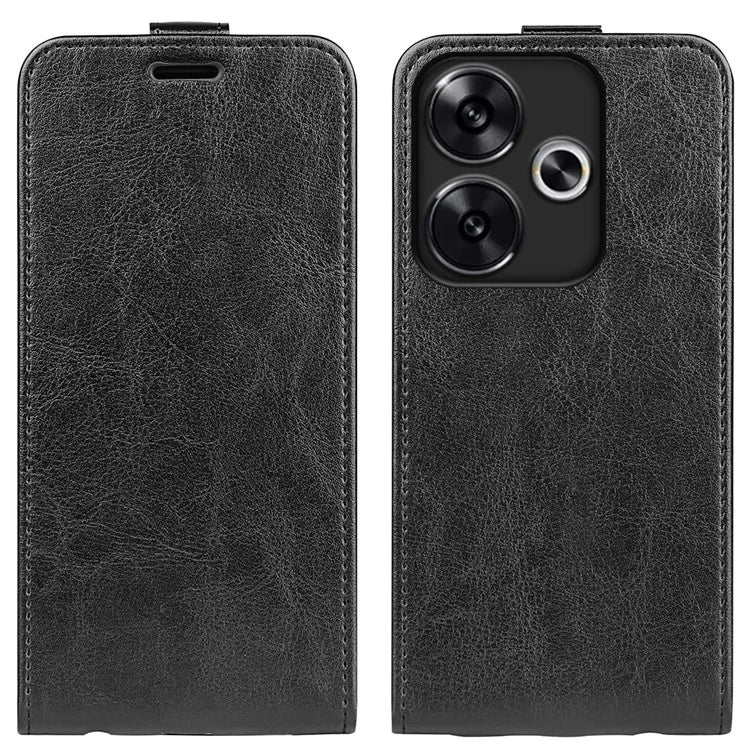 For Xiaomi Redmi Turbo 3 5G / Poco F6 5G Case Vertical Flip Leather Phone Cover with Card Slots