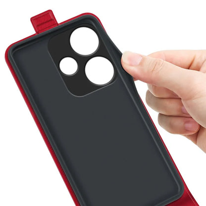 For Xiaomi Redmi Turbo 3 5G / Poco F6 5G Case Vertical Flip Leather Phone Cover with Card Slots