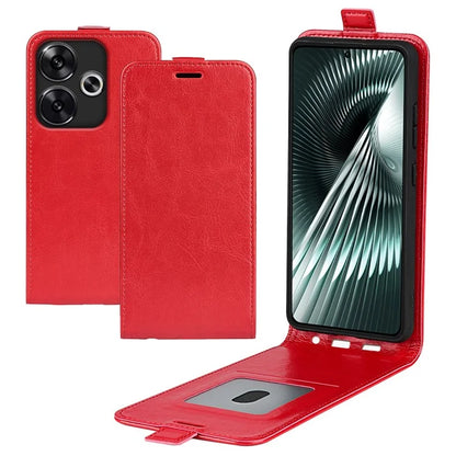 For Xiaomi Redmi Turbo 3 5G / Poco F6 5G Case Vertical Flip Leather Phone Cover with Card Slots