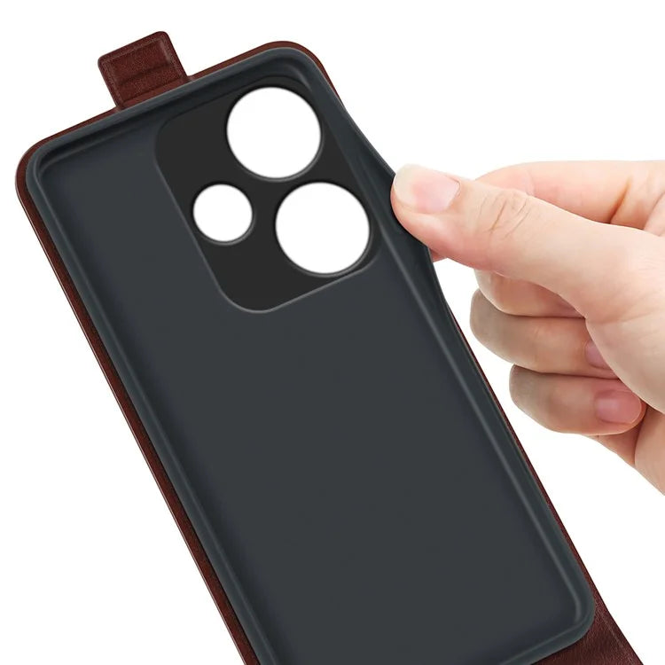 For Xiaomi Redmi Turbo 3 5G / Poco F6 5G Case Vertical Flip Leather Phone Cover with Card Slots