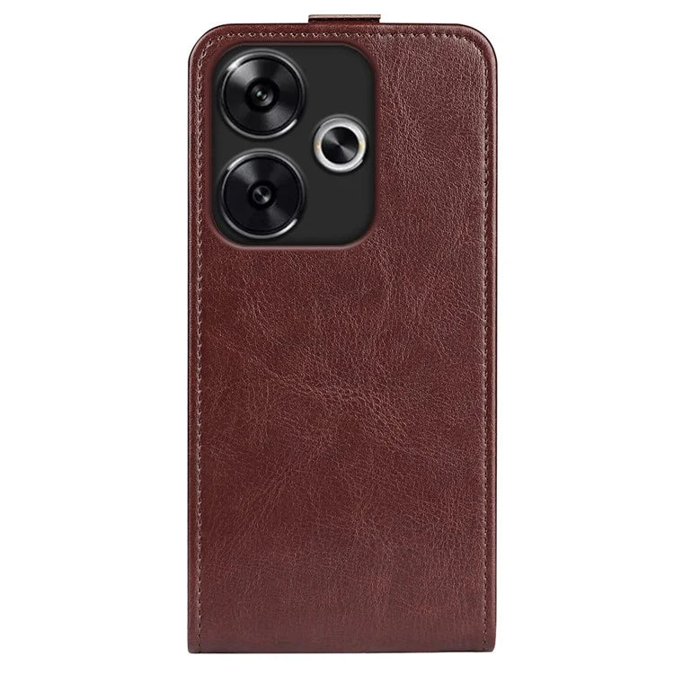 For Xiaomi Redmi Turbo 3 5G / Poco F6 5G Case Vertical Flip Leather Phone Cover with Card Slots