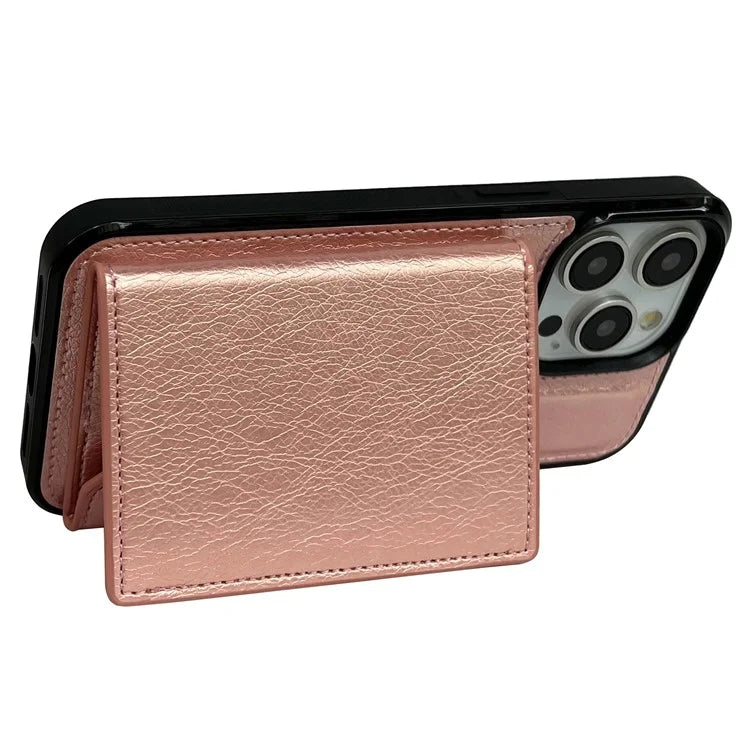For iPhone 14 Pro Case Leather+TPU Phone Card Bag Detachable 2-in-1