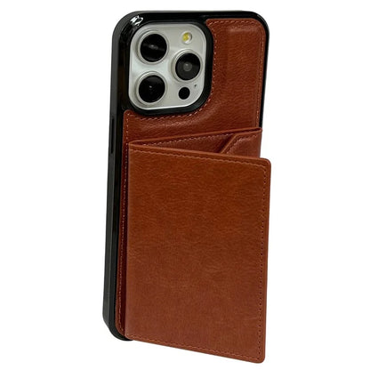 For iPhone 14 Pro Case Leather+TPU Phone Card Bag Detachable 2-in-1