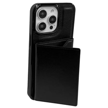 For iPhone 14 Pro Case Leather+TPU Phone Card Bag Detachable 2-in-1