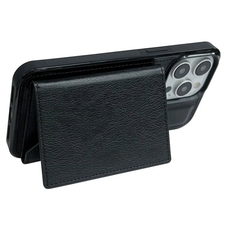 For iPhone 14 Pro Case Leather+TPU Phone Card Bag Detachable 2-in-1