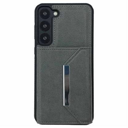 For Samsung Galaxy S23 Case Detachable Leather Back Cover 4 Card Slots Bag