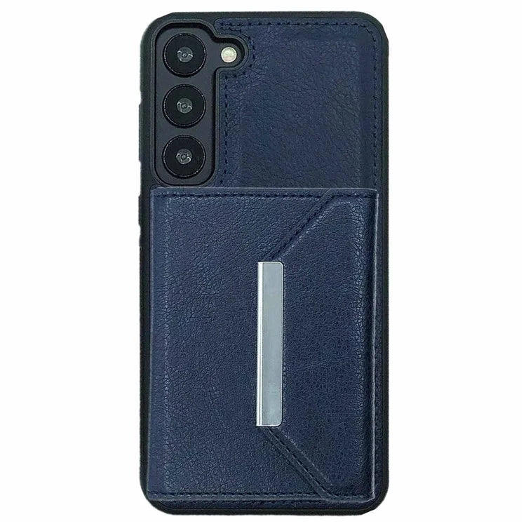 For Samsung Galaxy S23 Case Detachable Leather Back Cover 4 Card Slots Bag