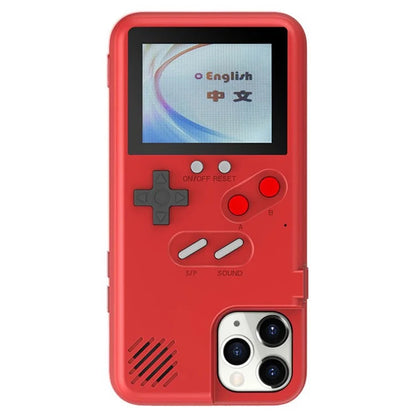 For iPhone 13 / 13 Pro Case 2.4-inch Color Screen Gaming Console ABS+TPU Phone Cover