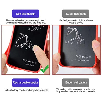 For iPhone 13 / 13 Pro Case 2.4-inch Color Screen Gaming Console ABS+TPU Phone Cover