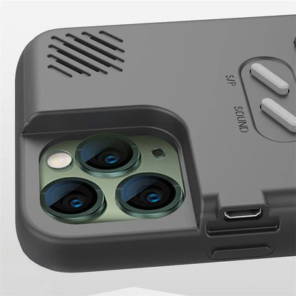 For iPhone 13 / 13 Pro Case 2.4-inch Color Screen Gaming Console ABS+TPU Phone Cover