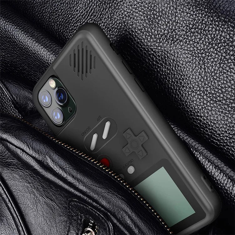 For iPhone 13 / 13 Pro Case 2.4-inch Color Screen Gaming Console ABS+TPU Phone Cover
