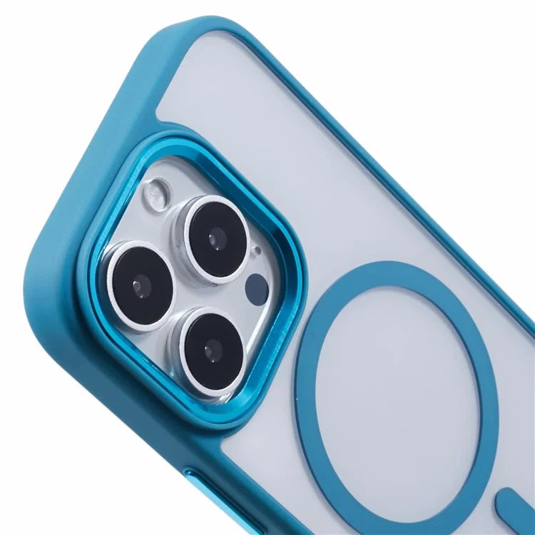 For iPhone 16 Pro Max Phone Case Clear Back PC+TPU Cover Compatible with MagSafe