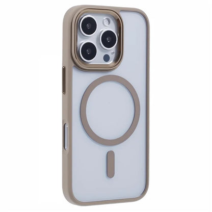 For iPhone 16 Pro Max Phone Case Clear Back PC+TPU Cover Compatible with MagSafe