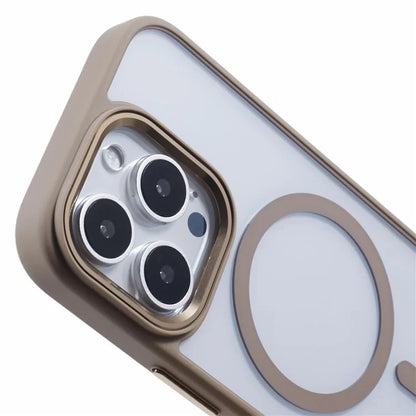 For iPhone 16 Pro Max Phone Case Clear Back PC+TPU Cover Compatible with MagSafe