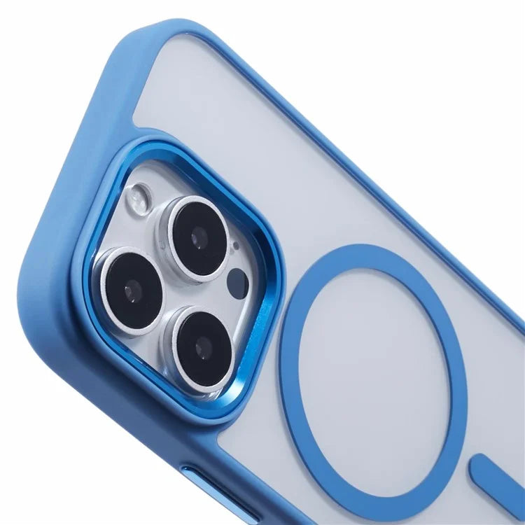 For iPhone 16 Pro Max Phone Case Clear Back PC+TPU Cover Compatible with MagSafe