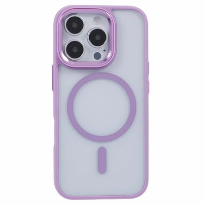 For iPhone 16 Pro Max Phone Case Clear Back PC+TPU Cover Compatible with MagSafe