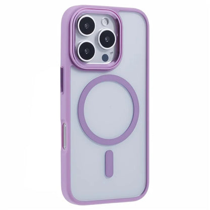 For iPhone 16 Pro Max Phone Case Clear Back PC+TPU Cover Compatible with MagSafe