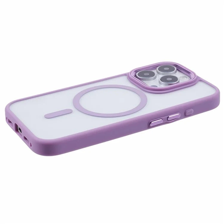 For iPhone 16 Pro Max Phone Case Clear Back PC+TPU Cover Compatible with MagSafe