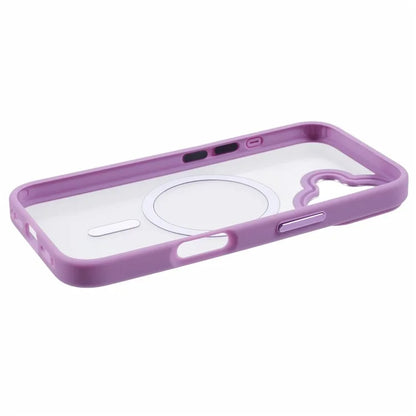 For iPhone 16 Plus Case Drop-Proof PC+TPU Phone Cover Compatible with MagSafe