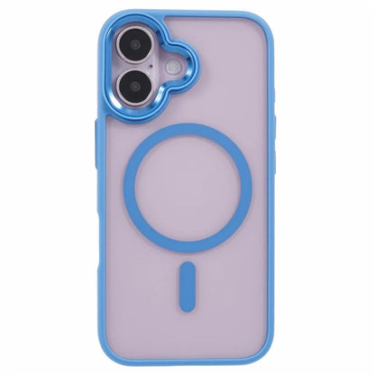 For iPhone 16 Plus Case Drop-Proof PC+TPU Phone Cover Compatible with MagSafe