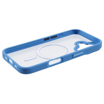 For iPhone 16 Plus Case Drop-Proof PC+TPU Phone Cover Compatible with MagSafe
